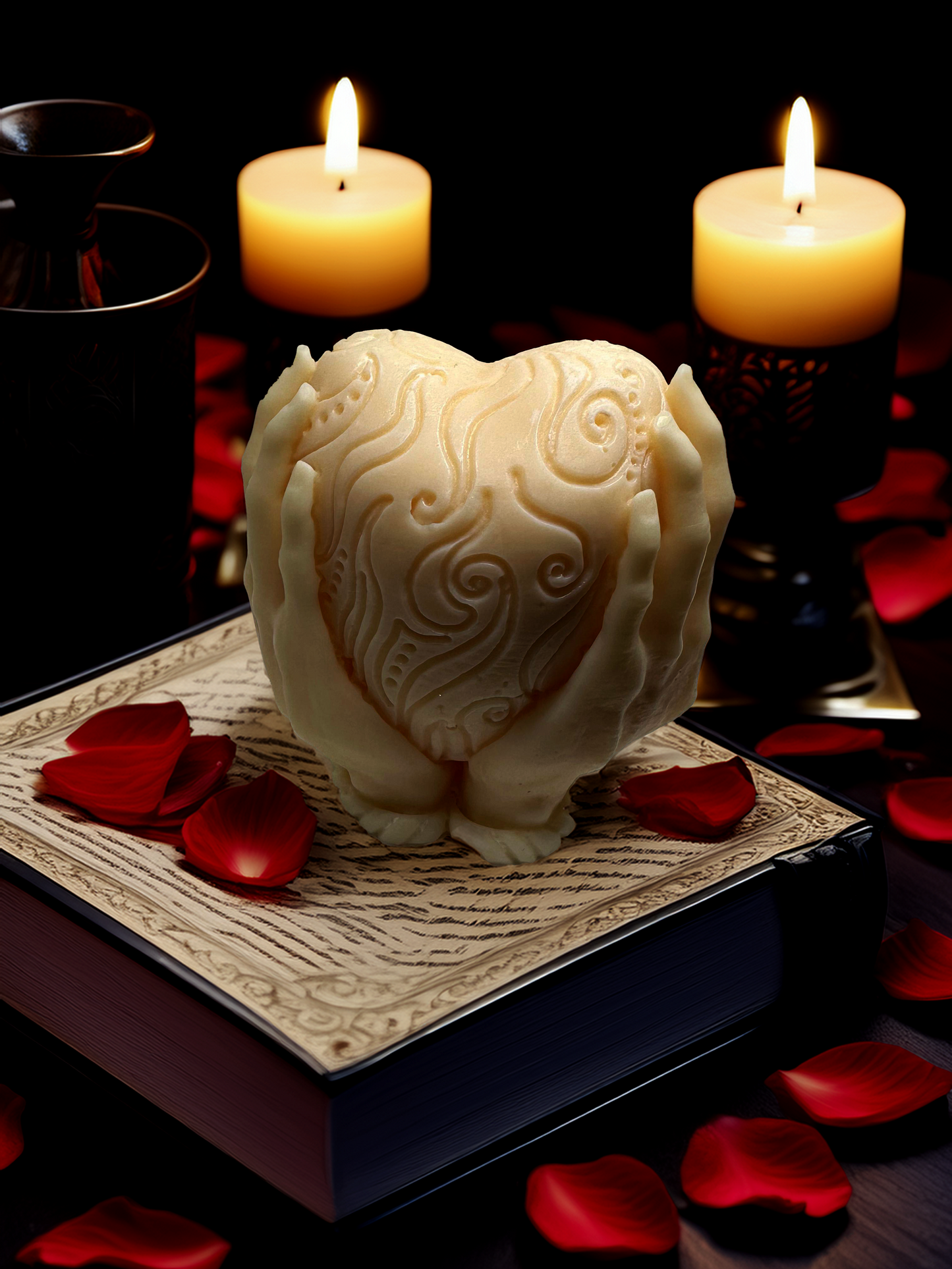 Lumânare parfumată Hands of Love | Aromă la alegere