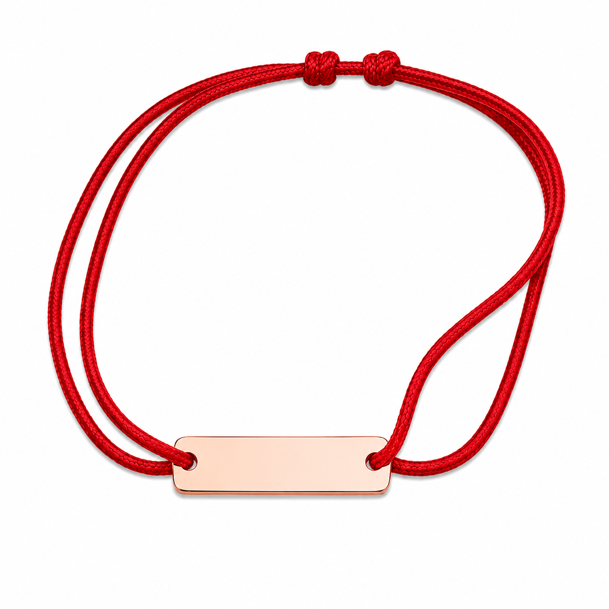 Brățară Personalizată Pandantiv Rotund Oțel Inoxidabil Silver / Gold / Rosé Gold – model șnur reglabil (Copy)
