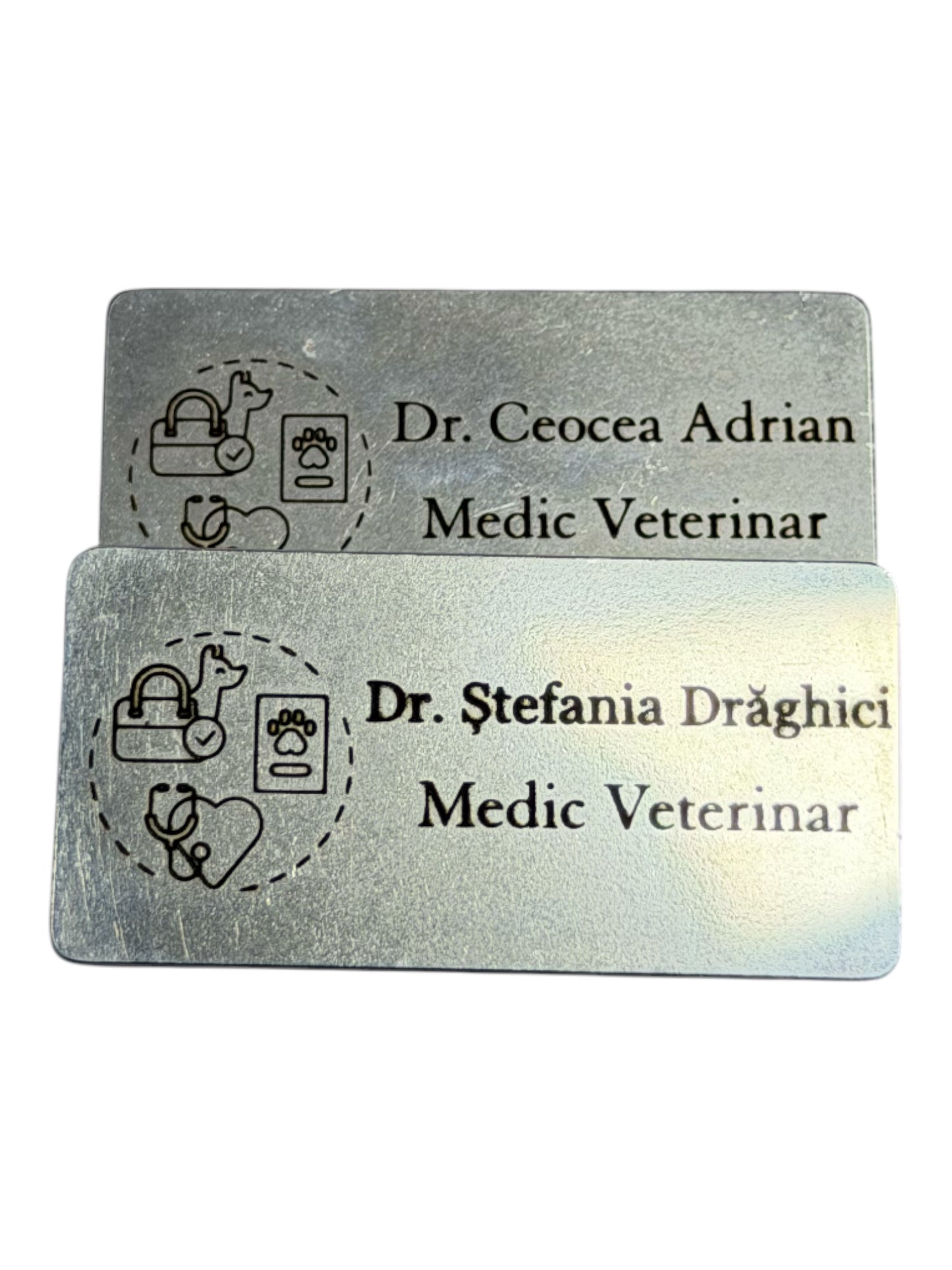 Ecusoane metalice - personalizabilă prin gravură