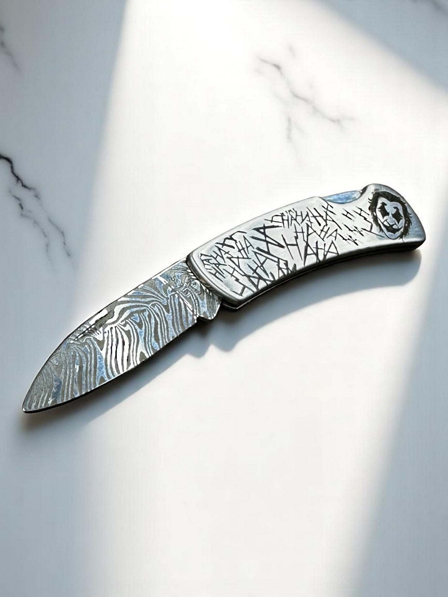 Briceag metalic argintiu - personalizabil prin gravură