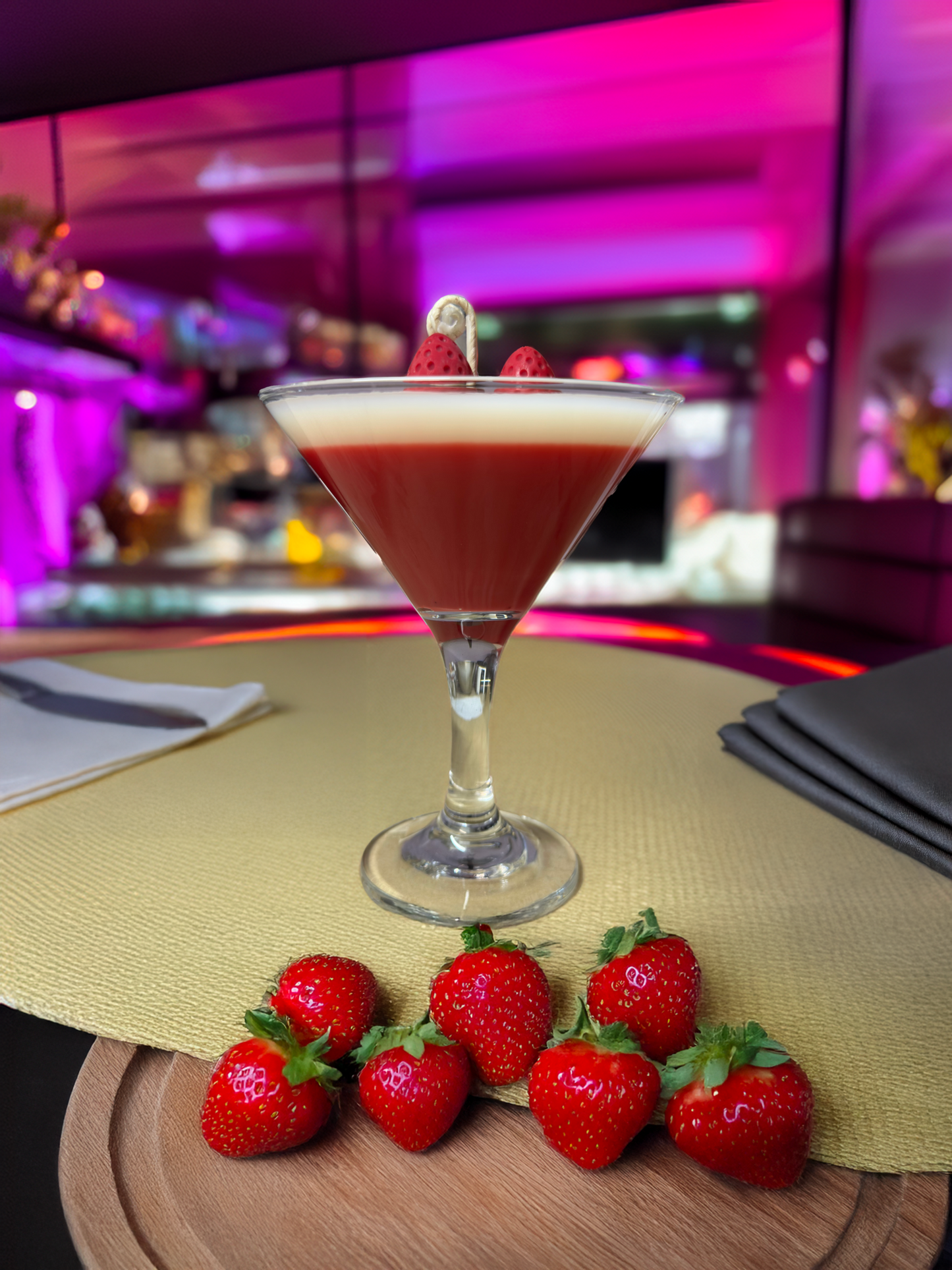 Lumânare parfumată Red Daquiri Cocktail | Amour de Lavande | Lavandă - Căpșune - Vanilie