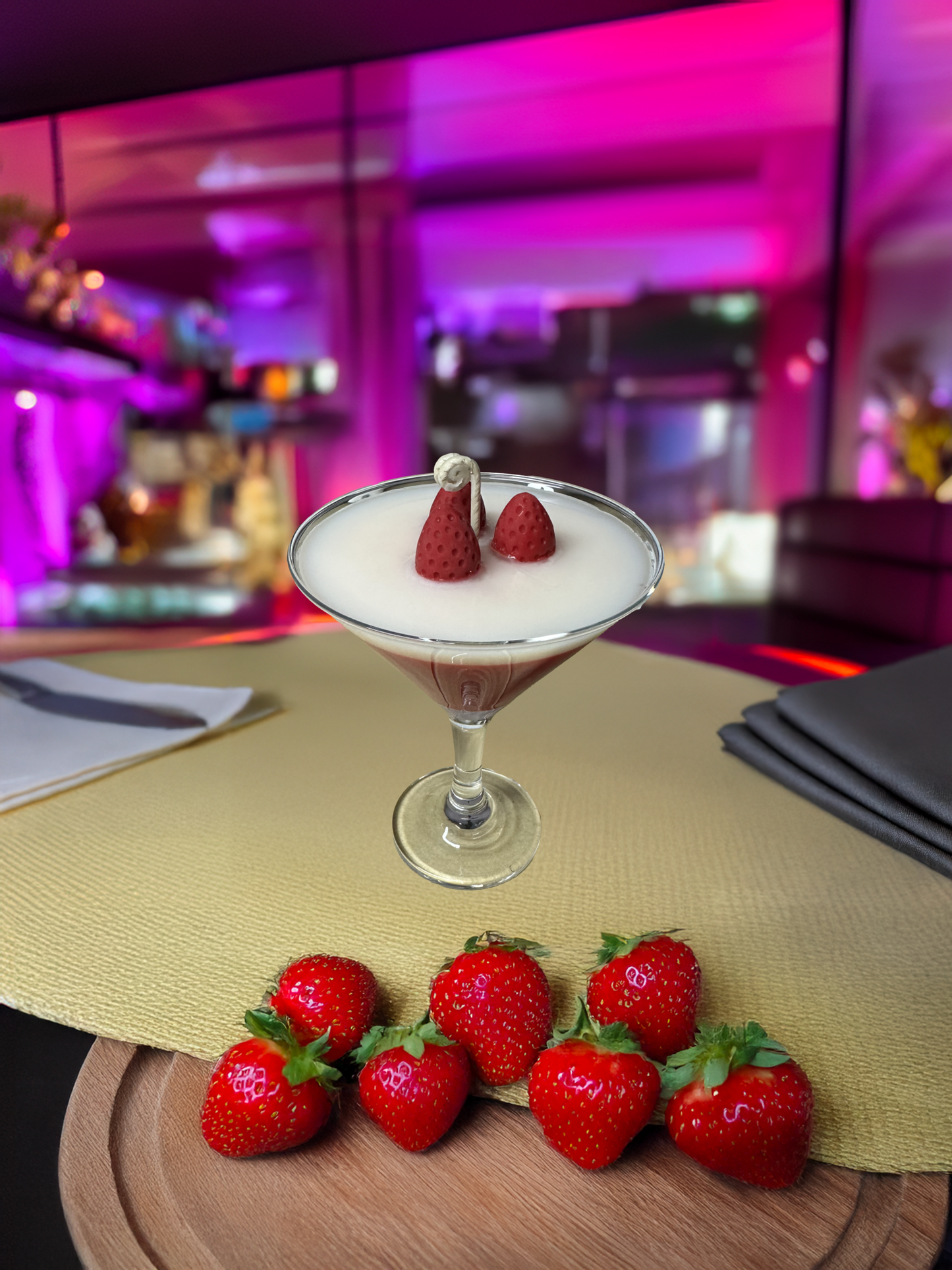 Lumânare parfumată Red Daquiri Cocktail | Amour de Lavande | Lavandă - Căpșune - Vanilie