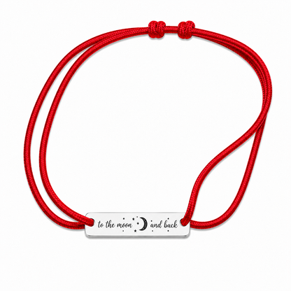 Brățară Personalizată Pandantiv Rotund Oțel Inoxidabil Silver / Gold / Rosé Gold – model șnur reglabil (Copy)