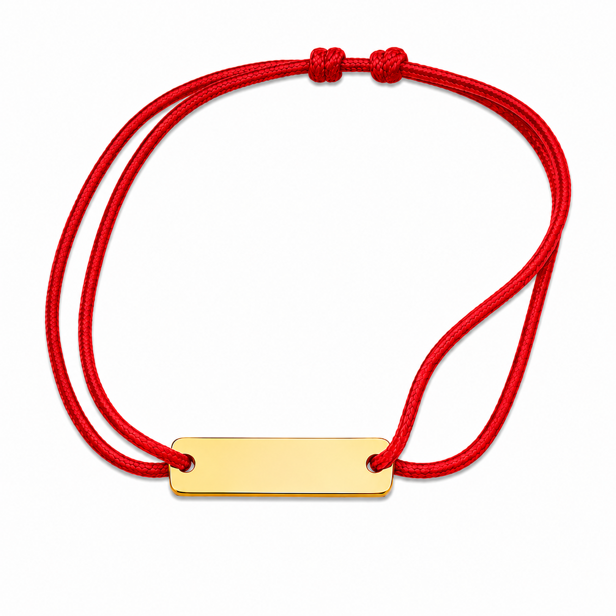 Brățară Personalizată Pandantiv Rotund Oțel Inoxidabil Silver / Gold / Rosé Gold – model șnur reglabil (Copy)