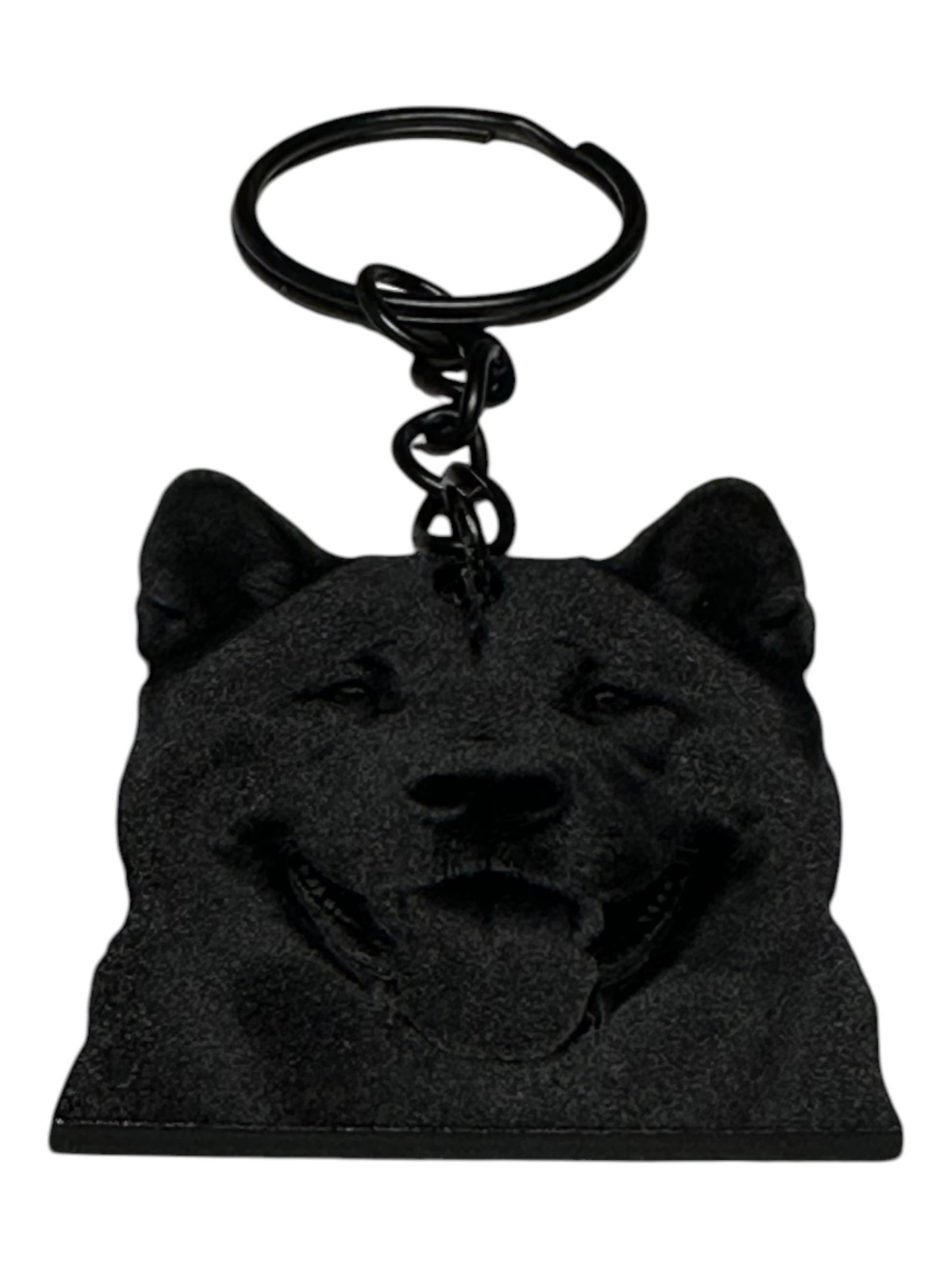 Breloc acrilic negru - forme personalizate