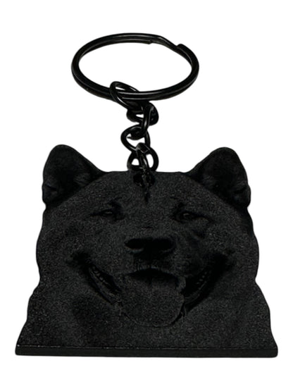 Breloc acrilic negru - forme personalizate