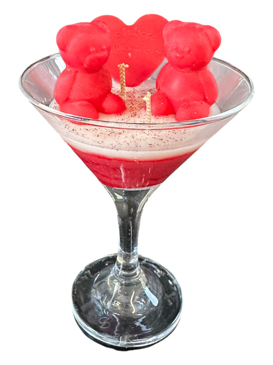 Lumânare parfumată - Teddy Bear te Iubeste | Aromă la alegere