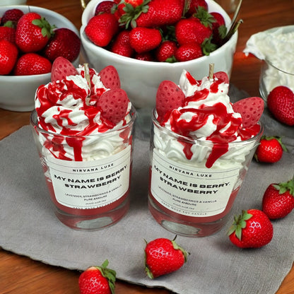 Lumânare parfumată - My Name Is Berry, Strawberry