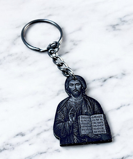 Breloc acrilic negru - forme personalizate